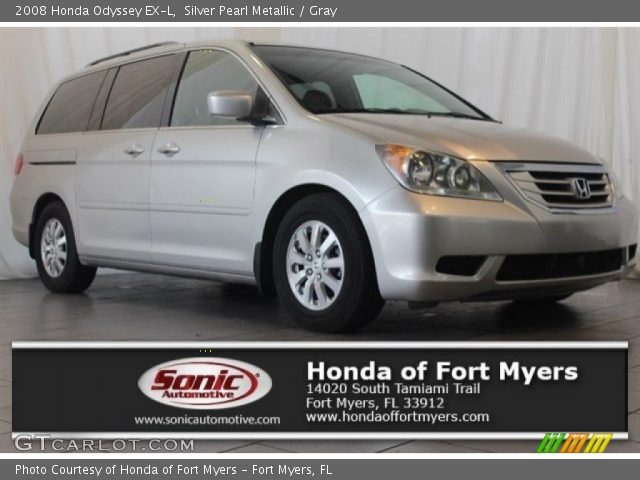2008 Honda Odyssey EX-L in Silver Pearl Metallic