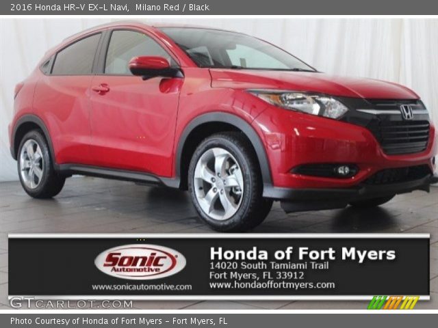 2016 Honda HR-V EX-L Navi in Milano Red