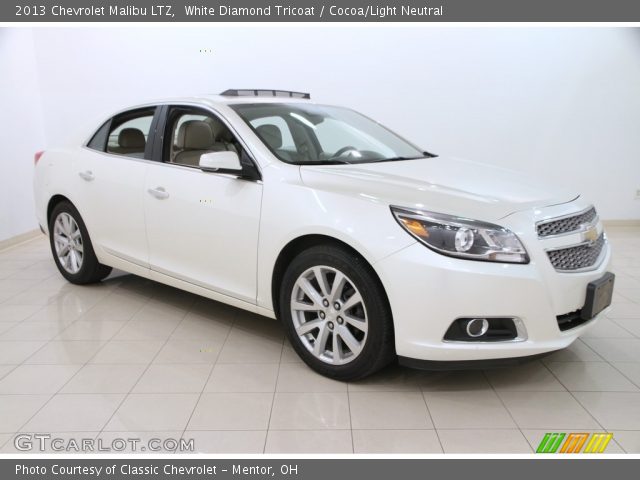 2013 Chevrolet Malibu LTZ in White Diamond Tricoat