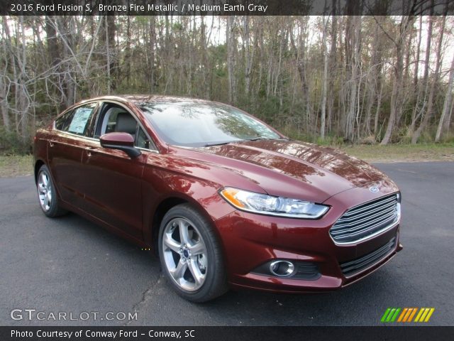 2016 Ford Fusion S in Bronze Fire Metallic