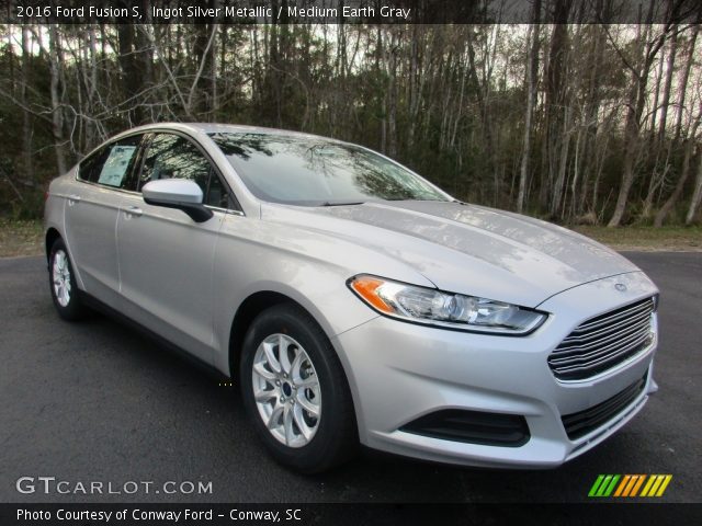 2016 Ford Fusion S in Ingot Silver Metallic