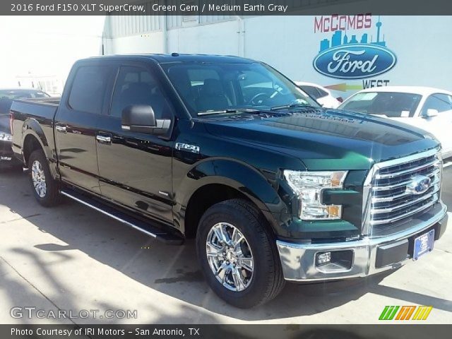 2016 Ford F150 XLT SuperCrew in Green Gem