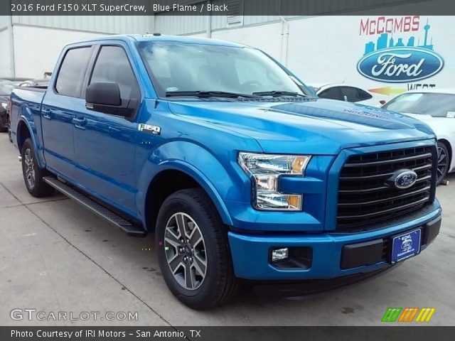 2016 Ford F150 XLT SuperCrew in Blue Flame