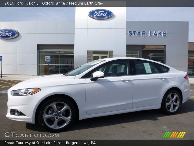 2016 Ford Fusion S in Oxford White