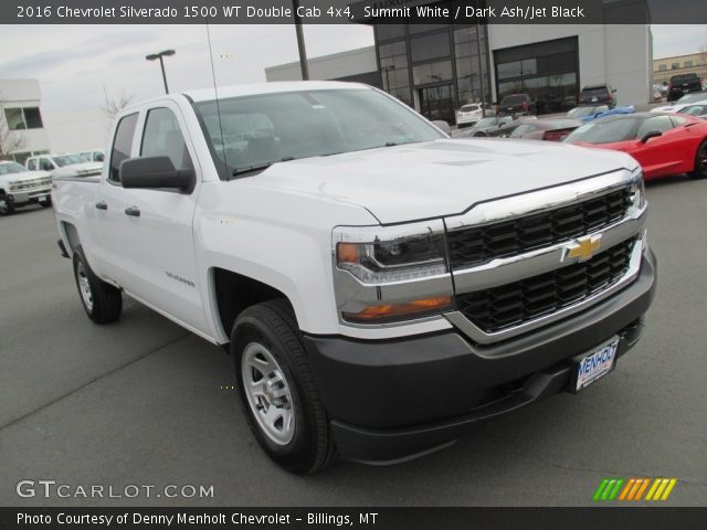 2016 Chevrolet Silverado 1500 WT Double Cab 4x4 in Summit White