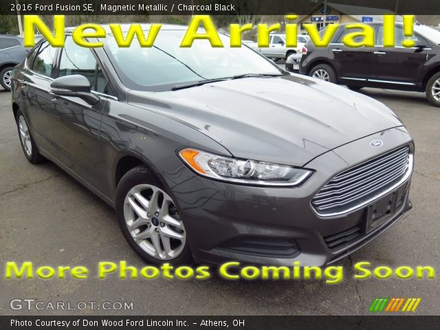 2016 Ford Fusion SE in Magnetic Metallic