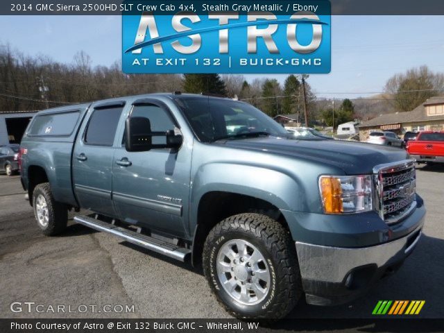 2014 GMC Sierra 2500HD SLT Crew Cab 4x4 in Stealth Gray Metallic