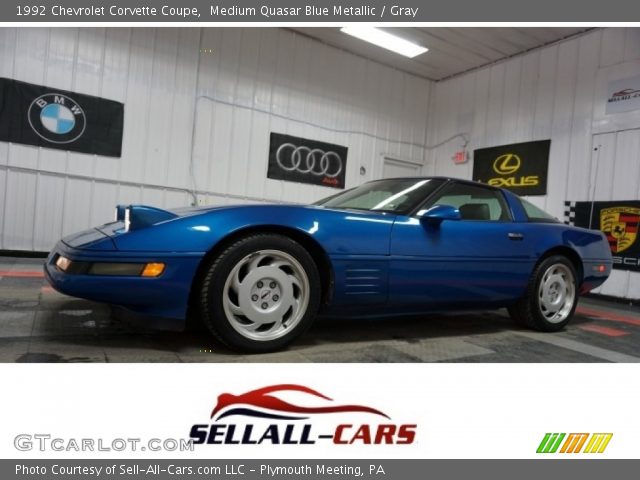 1992 Chevrolet Corvette Coupe in Medium Quasar Blue Metallic