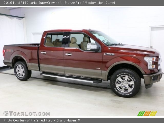 2016 Ford F150 Lariat SuperCrew 4x4 in Bronze Fire