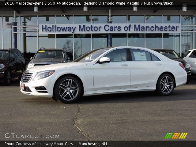 2016 Mercedes-Benz S 550 4Matic Sedan in designo Diamond White Metallic