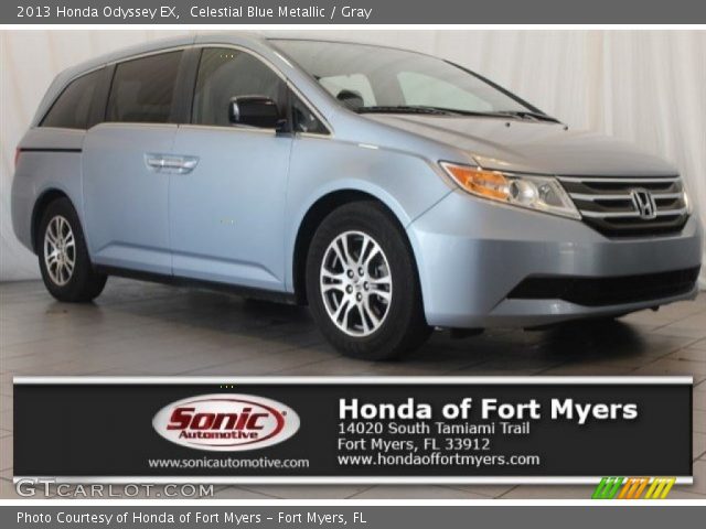 2013 Honda Odyssey EX in Celestial Blue Metallic