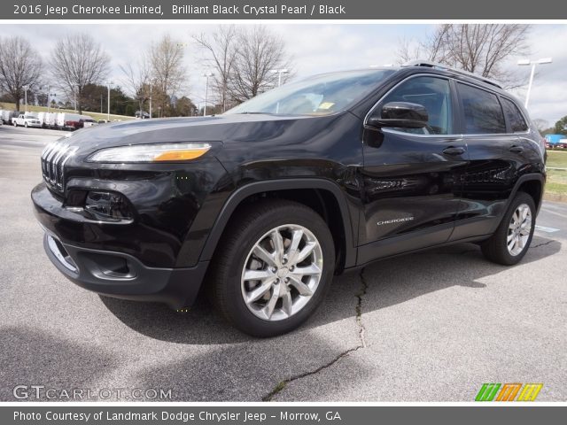 2016 Jeep Cherokee Limited in Brilliant Black Crystal Pearl