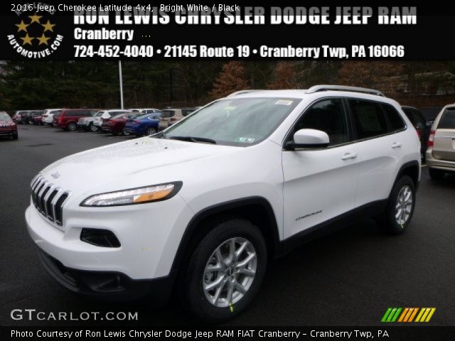 2016 Jeep Cherokee Latitude 4x4 in Bright White