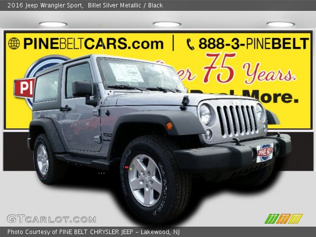 2016 Jeep Wrangler Sport in Billet Silver Metallic