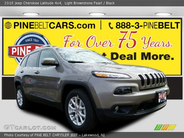 2016 Jeep Cherokee Latitude 4x4 in Light Brownstone Pearl
