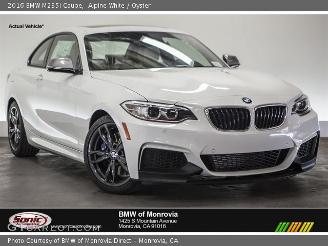 2016 BMW M235i Coupe in Alpine White