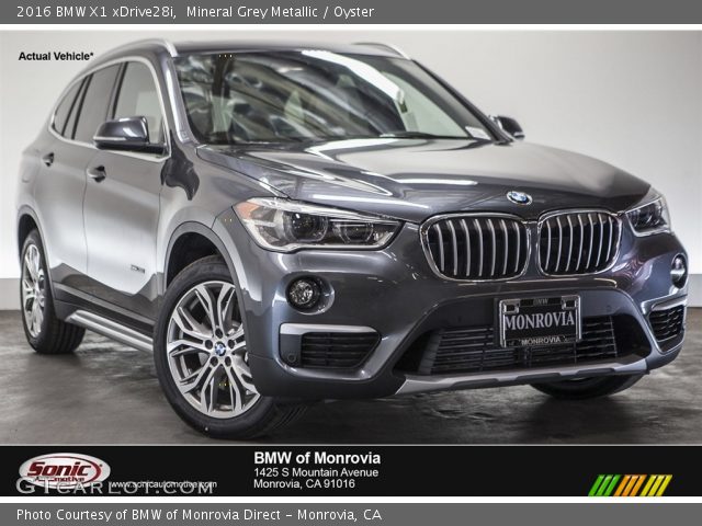 2016 BMW X1 xDrive28i in Mineral Grey Metallic