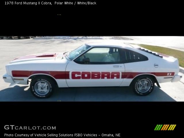 1978 Ford Mustang II Cobra in Polar White