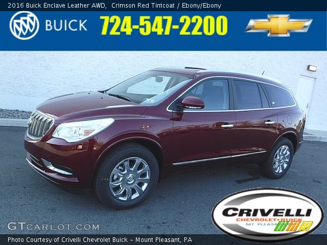 2016 Buick Enclave Leather AWD in Crimson Red Tintcoat