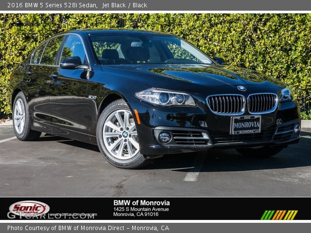 2016 BMW 5 Series 528i Sedan in Jet Black