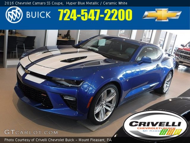2016 Chevrolet Camaro SS Coupe in Hyper Blue Metallic