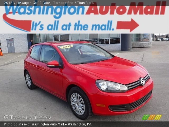 2012 Volkswagen Golf 2 Door in Tornado Red