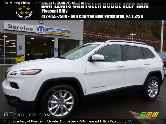 2016 Jeep Cherokee Limited 4x4 in Bright White