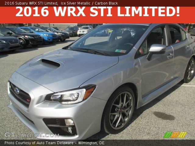 2016 Subaru WRX STI Limited in Ice Silver Metallic