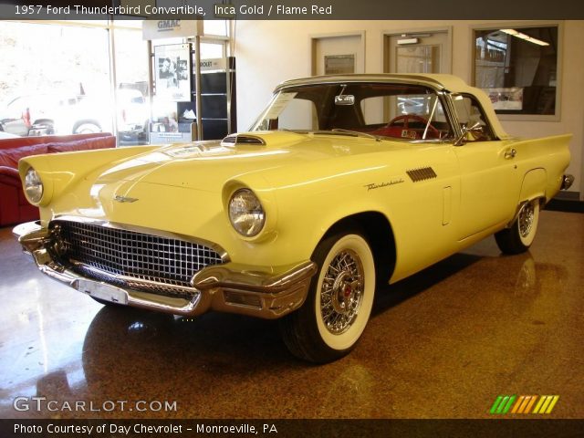 1957 Ford Thunderbird Convertible in Inca Gold