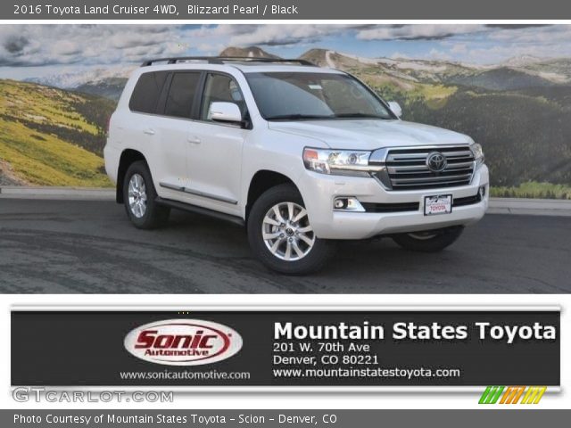 2016 Toyota Land Cruiser 4WD in Blizzard Pearl