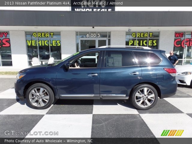 2013 Nissan Pathfinder Platinum 4x4 in Arctic Blue Metallic