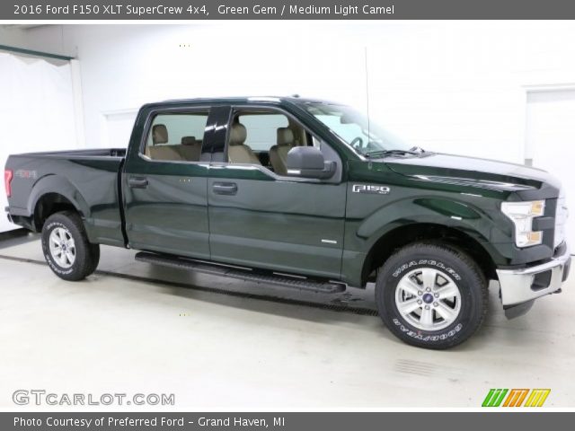 2016 Ford F150 XLT SuperCrew 4x4 in Green Gem