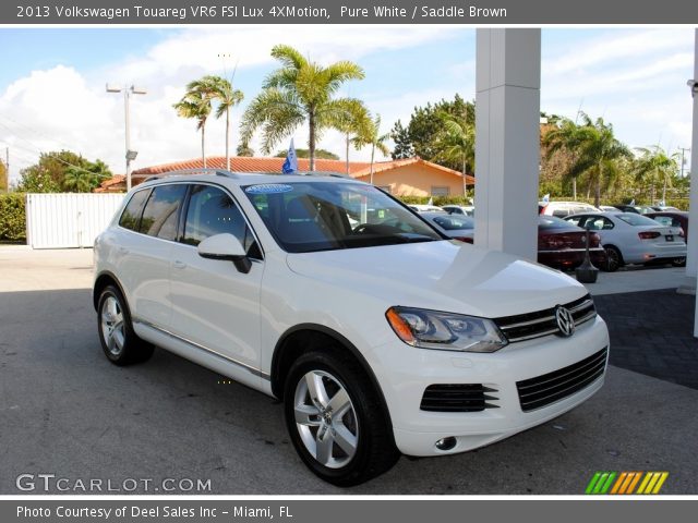 2013 Volkswagen Touareg VR6 FSI Lux 4XMotion in Pure White