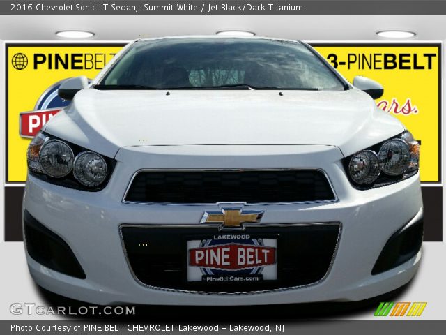 2016 Chevrolet Sonic LT Sedan in Summit White