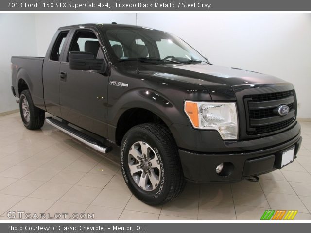 2013 Ford F150 STX SuperCab 4x4 in Tuxedo Black Metallic