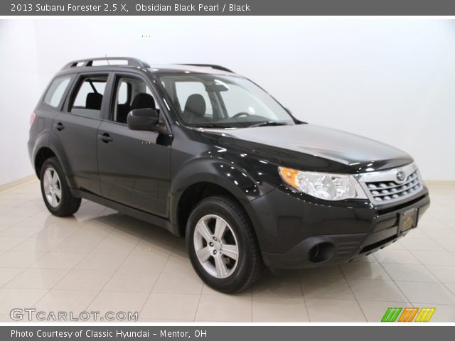 2013 Subaru Forester 2.5 X in Obsidian Black Pearl