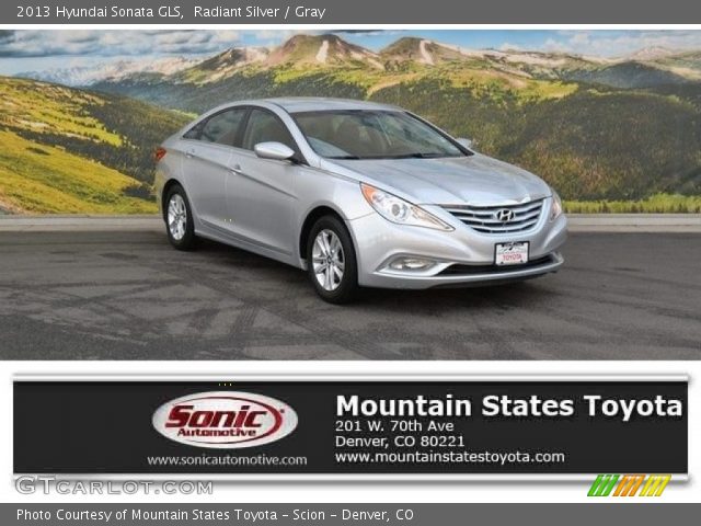 2013 Hyundai Sonata GLS in Radiant Silver