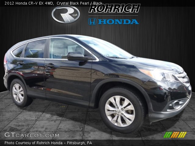 2012 Honda CR-V EX 4WD in Crystal Black Pearl