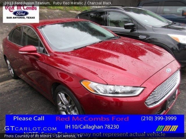 2013 Ford Fusion Titanium in Ruby Red Metallic