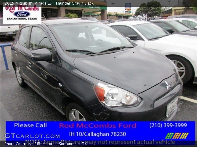 2015 Mitsubishi Mirage ES in Thunder Gray