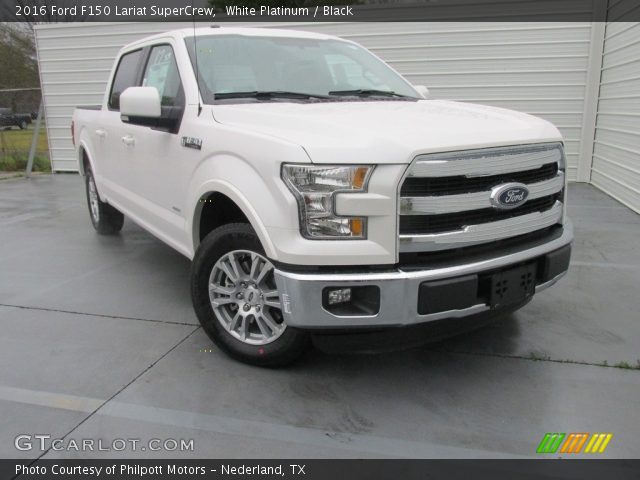 2016 Ford F150 Lariat SuperCrew in White Platinum