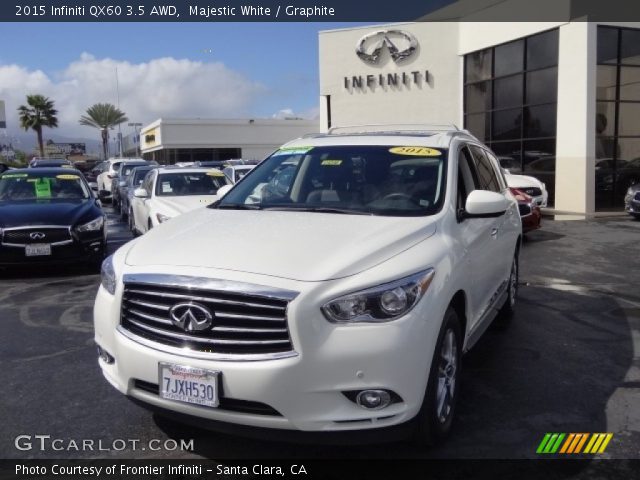 2015 Infiniti QX60 3.5 AWD in Majestic White