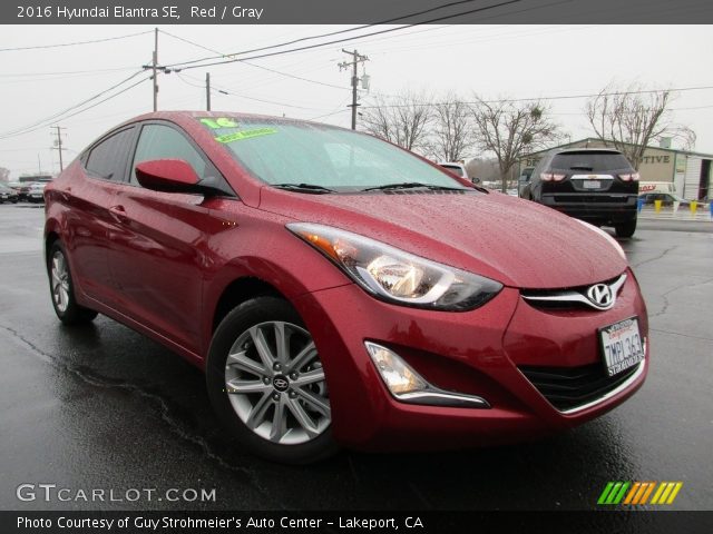 2016 Hyundai Elantra SE in Red