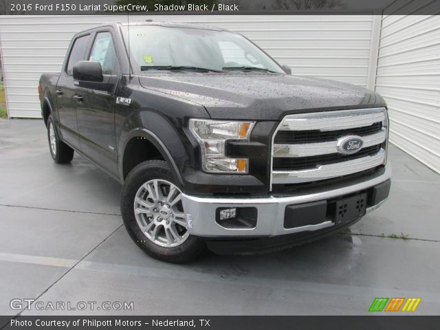 2016 Ford F150 Lariat SuperCrew in Shadow Black