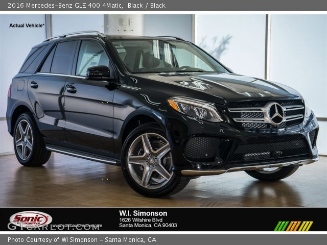 2016 Mercedes-Benz GLE 400 4Matic in Black