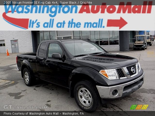 2005 Nissan Frontier SE King Cab 4x4 in Super Black