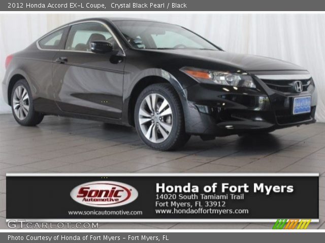 2012 Honda Accord EX-L Coupe in Crystal Black Pearl