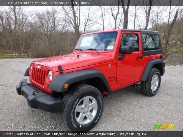 2016 Jeep Wrangler Sport in Firecracker Red