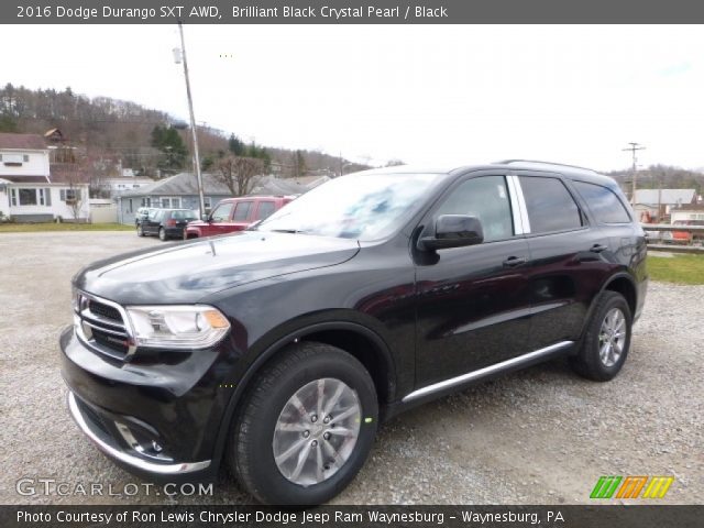 2016 Dodge Durango SXT AWD in Brilliant Black Crystal Pearl