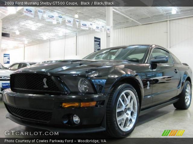 2009 Ford Mustang Shelby GT500 Coupe in Black